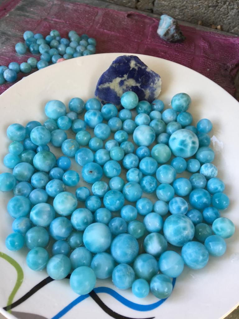 Larimar Beads Lot